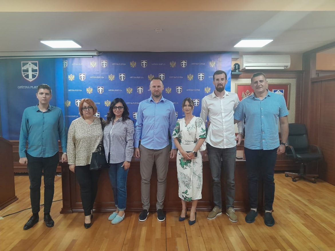 posjeta pljevljima nikola kazic ivan jecmenica oscg odbojkaski savez crne gore jovana tosic skupstina opstine
