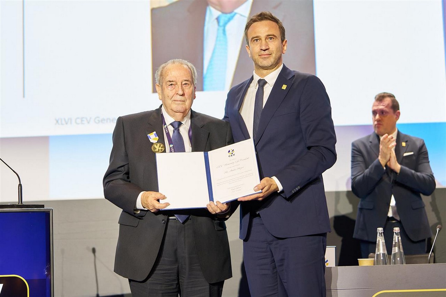 Andre Mejer i Roko Sikirić, foto: CEV