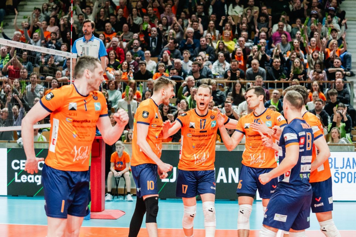 Slavlje odbojkaša ACH Voleja Foto: CEV