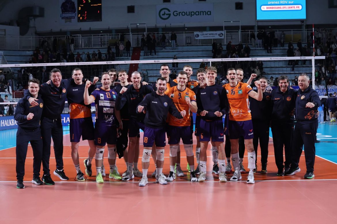 Slavlje ljubljanskog ACH Voleja Foto: ACH Volley