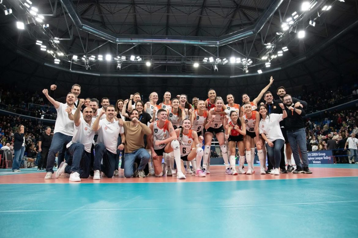 Ezačibaši slavi veliku pobjedu u Milanu Foto: Klupski sajt